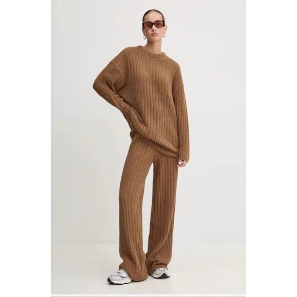 UGG Other - UGG Riz Top Rib and Pant Set Women XS Chestnut NWT